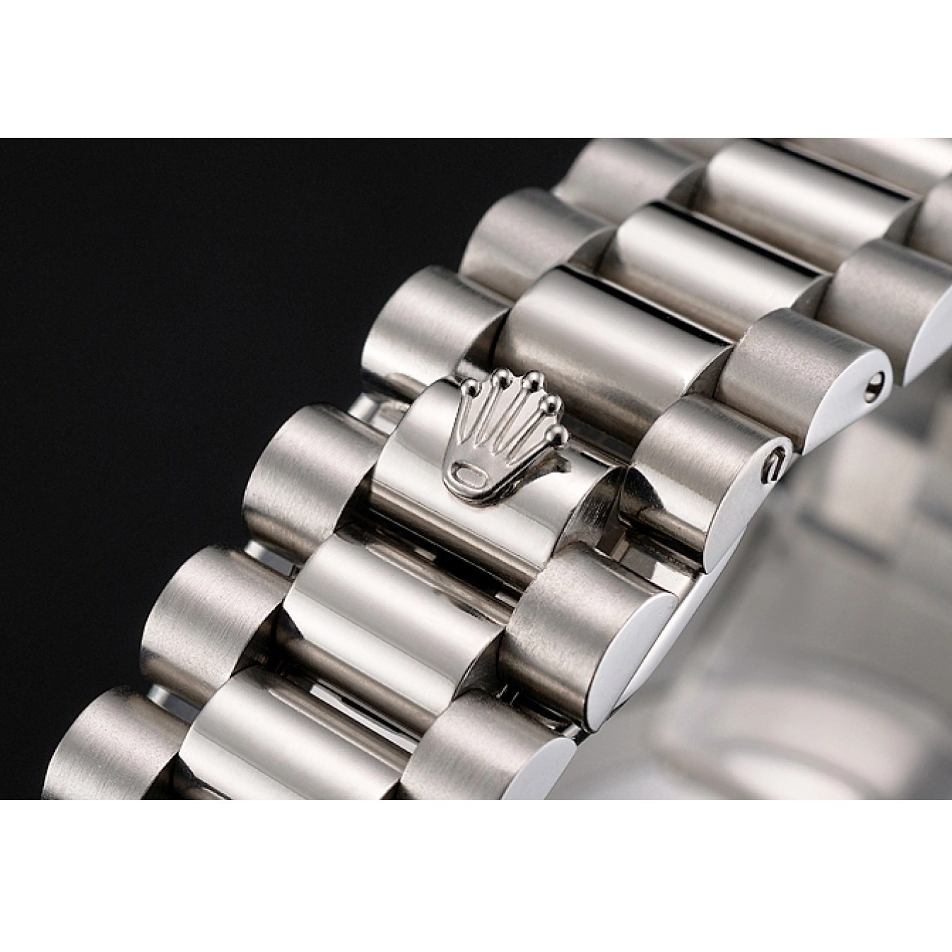 Rolex aaa copy Case Steel And Swiss Dial Rolex Stainless Silver Datejust Bracelet 0805